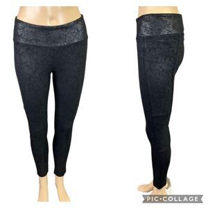 Mudd Womens Leggings Faux Leather FLX Stretch 24 7 Skinny Ankle Black Small